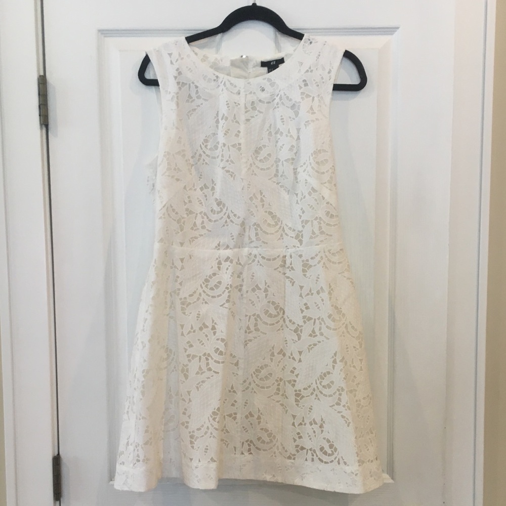 H&M White Lace Dress - Picture 2 of 8